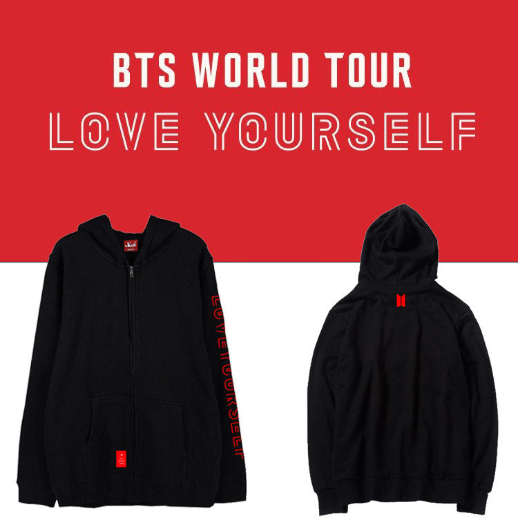 BTS WORLD TOUR LOVE YOURSELF HOODIE – PLANET STORE