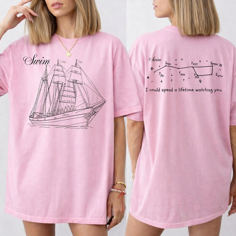 BTS SWIM T-SHIRTS 100% COTTON – PLANET STORE