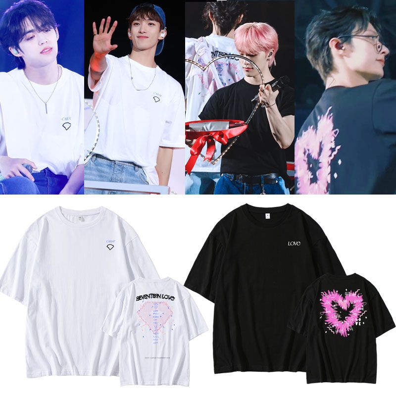 SEVENTEEN MERCH LOVE T-SHIRTS 100% COTTON – PLANET STORE