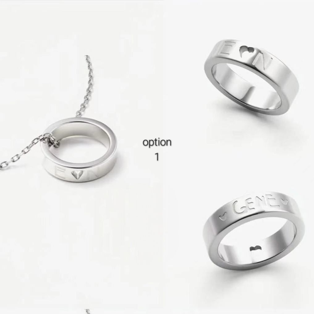 ENHYPEN NECKLACE (CHAIN + RING) all members – PLANET STORE