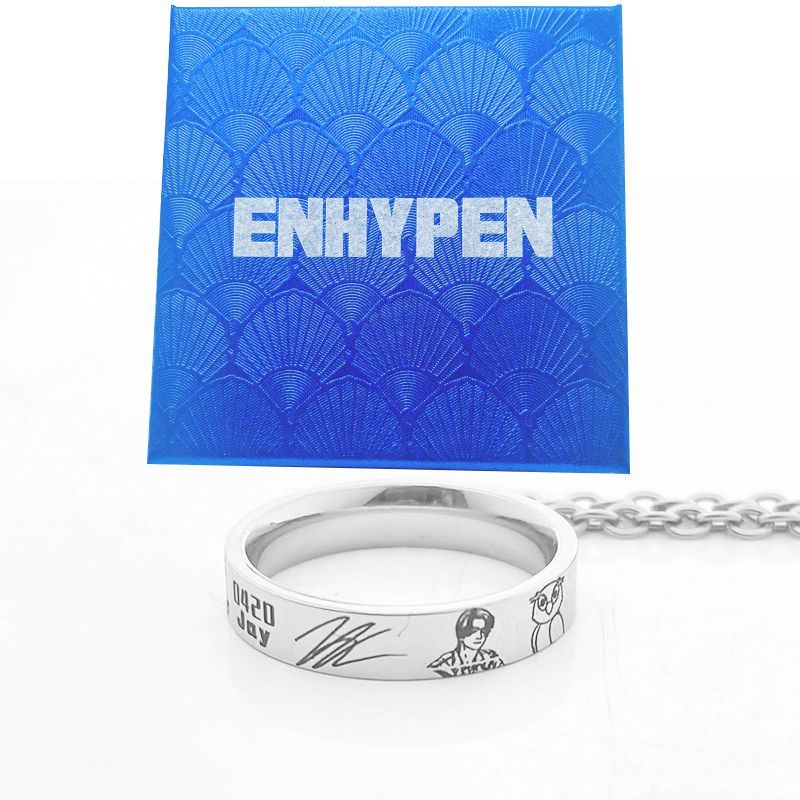 ENHYPEN HALSKETTE (KETTE + RING) alle Mitglieder