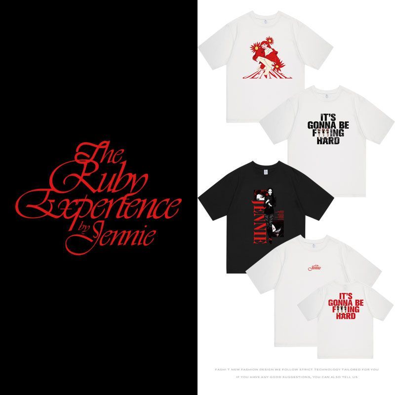 JENNIE THE RUBY EXPERIENCE T-SHIRTS 100% COTTON – PLANET STORE