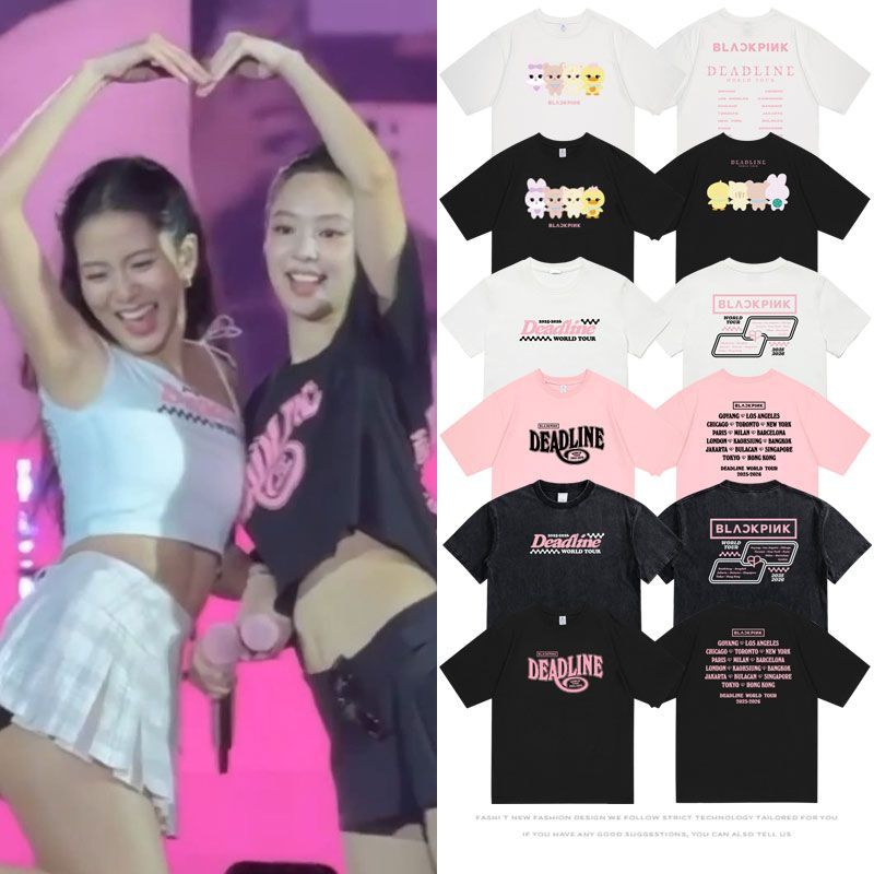 BLACKPINK DEADLINE T-SHIRT/CROPPEDS 100% COTTON – PLANET STORE