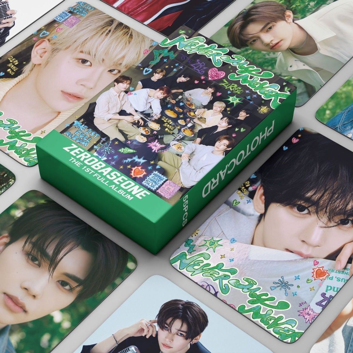 ZEROBASEONE ZB1 GREEN PROJECT トレカセット ZB1 ZEROBASEONE PHOTOCARDS 55 PCS – PLANET STORE