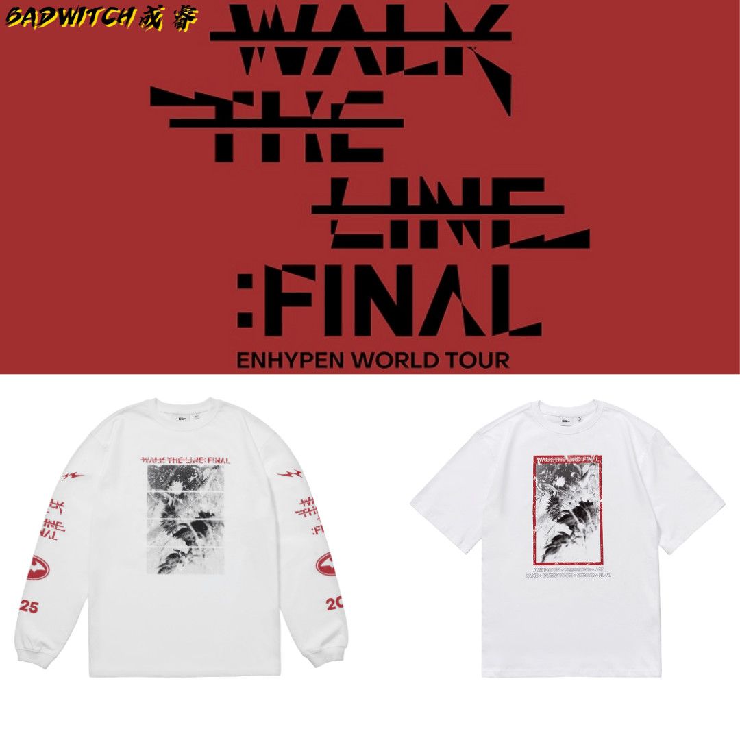 ENHYPEN T-SHIRT WALK THE LINE THE FINAL 100% COTTON – PLANET STORE