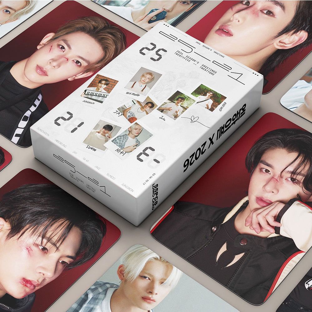 ◉ENHYPEN hello live ヨントン トレカセット PHOTOCARDS ENHYPEN 2026 SEASON'S GREETINGS 55 PCS – PLANET STORE