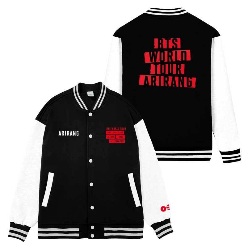BTS TOUR 2026 COLLEGE JACKET UND HOODIE