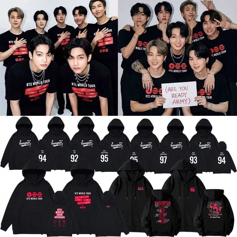 BTS WORLD TOUR 2026 HOODIES – PLANET STORE