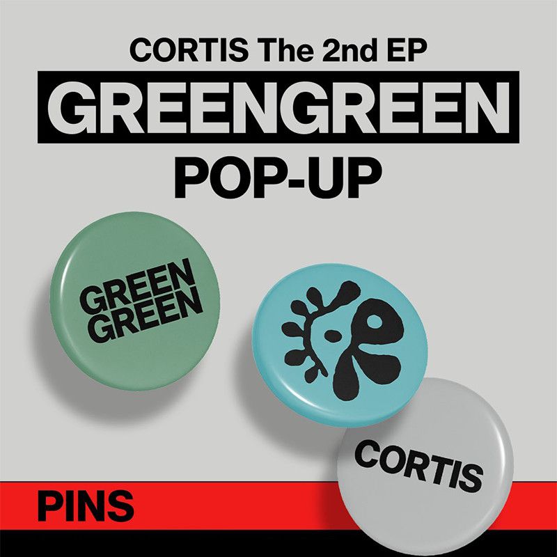 CORTIS GreenGreenコンプ3セット！！ CORTIS GREENGREEN POP UP PINS 3 UNITS – PLANET STORE