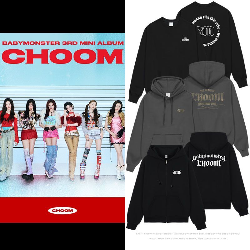 BABYMONSTER CHOOM ソウルコン パーカー M フーディ BABYMONSTER HOODIES CHOOM – PLANET STORE