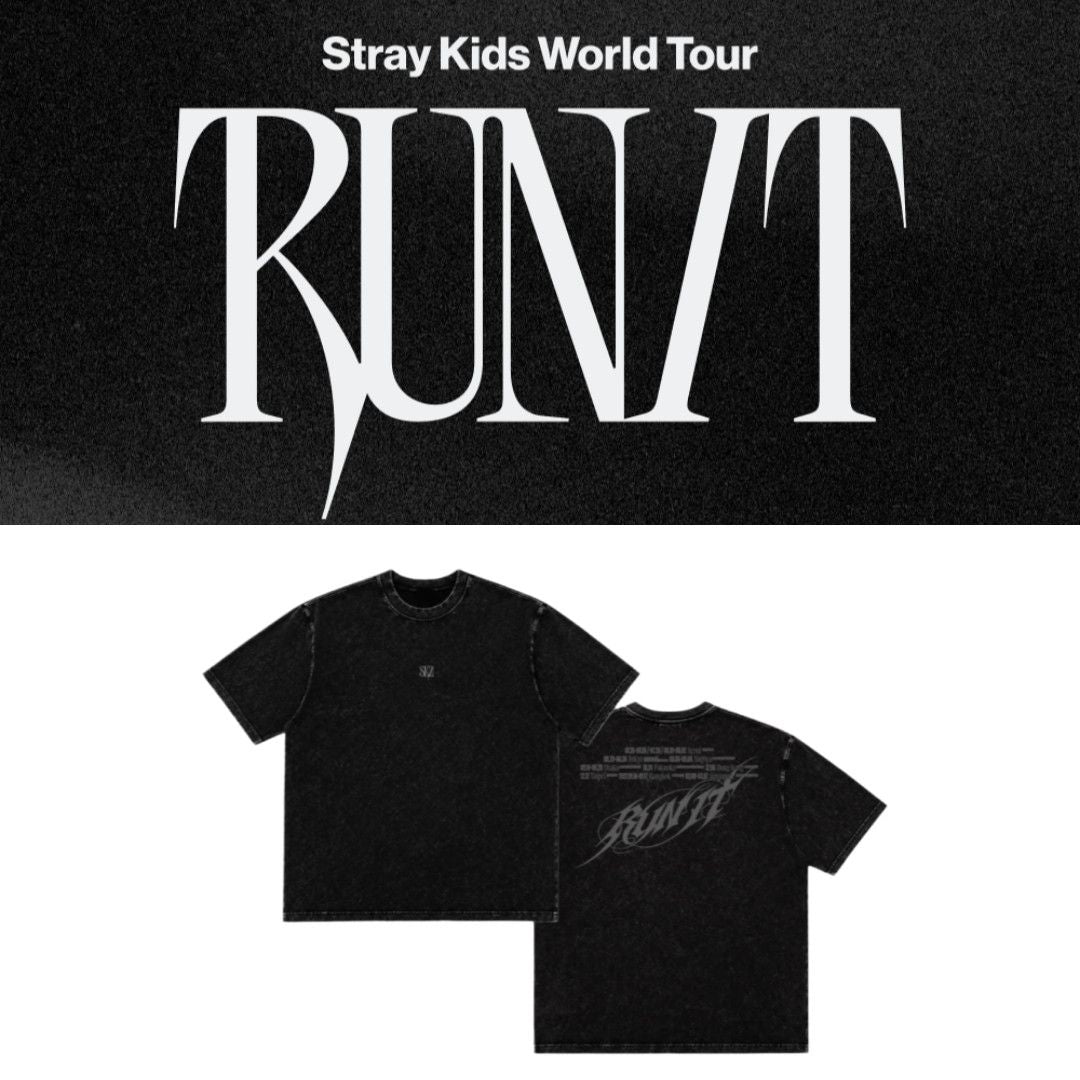 STRAY KIDS RUN IT T-SHIRT 100% COTTON – PLANET STORE
