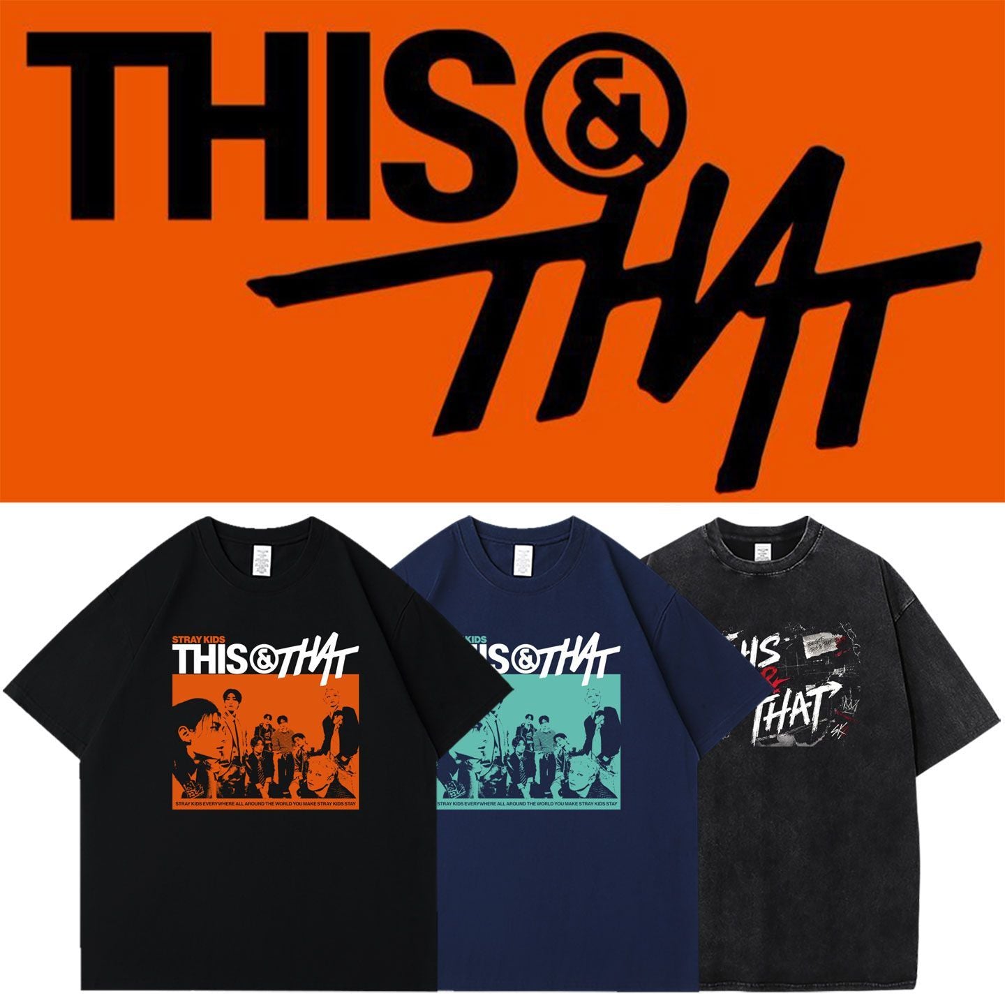 STRAY KIDS THIS&THAT T-SHIRTS 100% COTTON – PLANET STORE