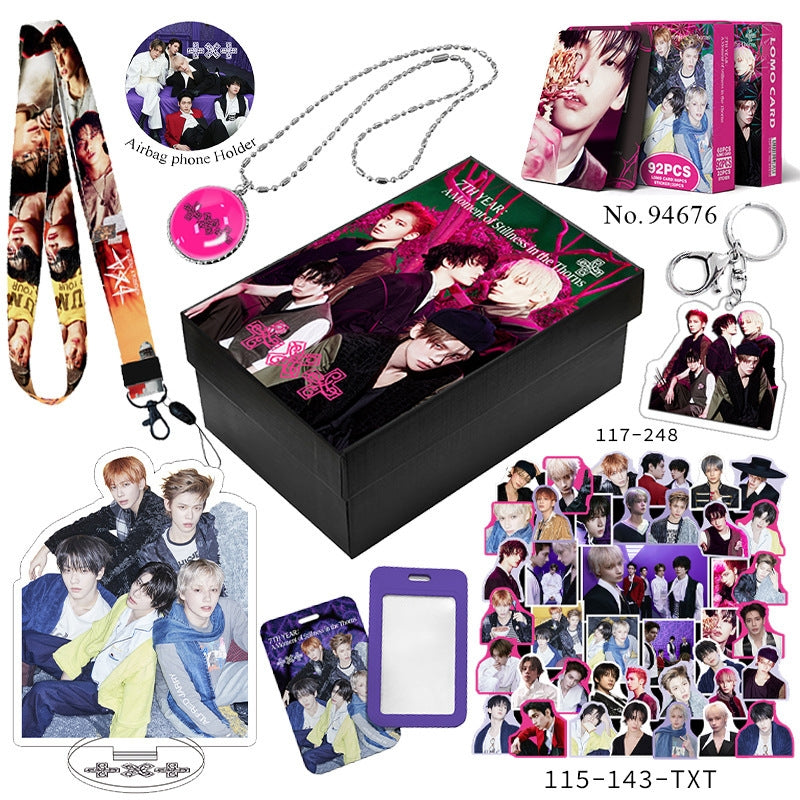 TXT BOX WITH VARIOUS ITEMS