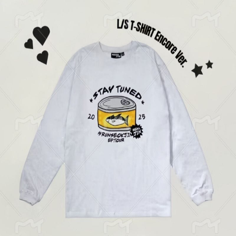 アイドル RUNSEOKJIN LT-SHIRT Encore Ver. XL JIN RUNSEOKJIN TOUR ENCORE LONG SLEEV 100% COTTON – PLANET STORE