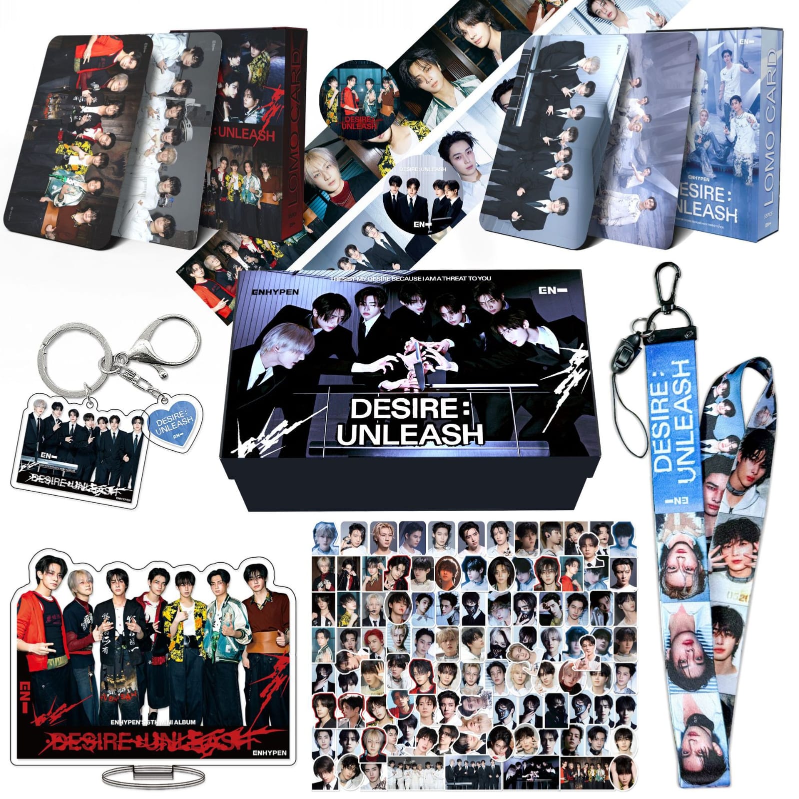 ENHYPEN DESIRE: UNLEASH GIFT BOX WITH VARIOUS ITEMS!✨ – PLANET STORE