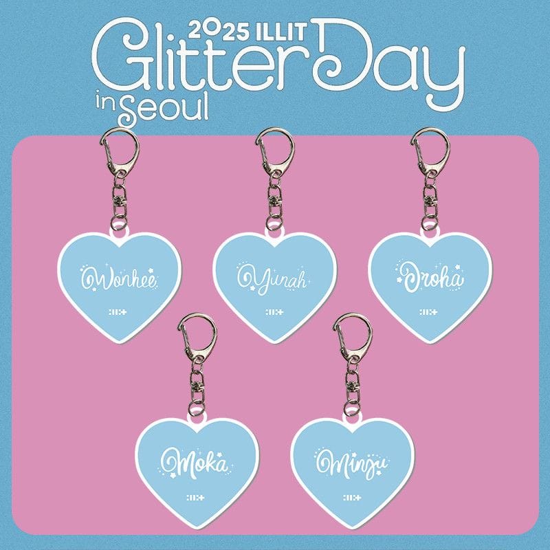 ILLIT GLITTERDAY KEYRINGS – PLANET STORE