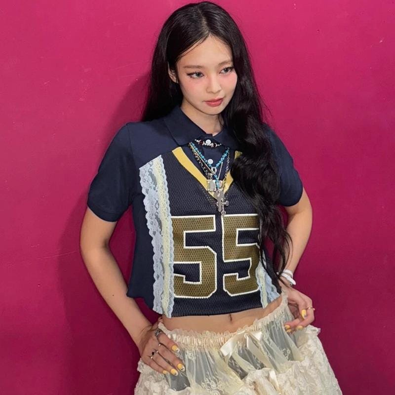 JENNIE (BLACKPINK) T-SHIRT 100 % POLYESTER