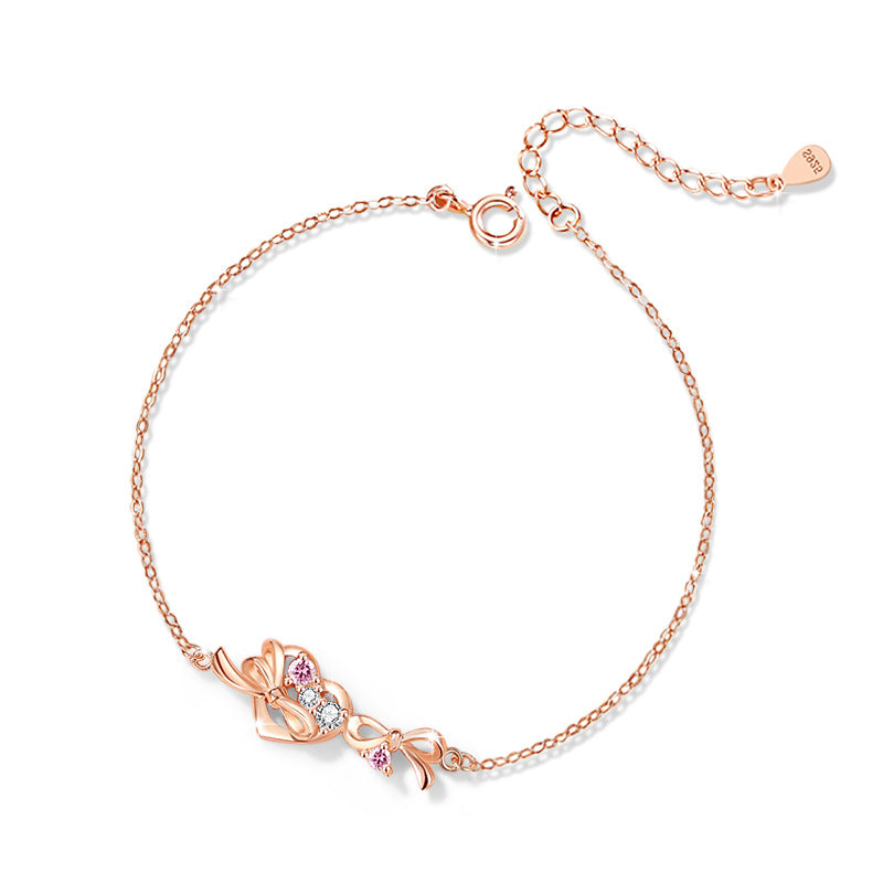 925 STERLINGSILBER HERZBAND-ARMBAND