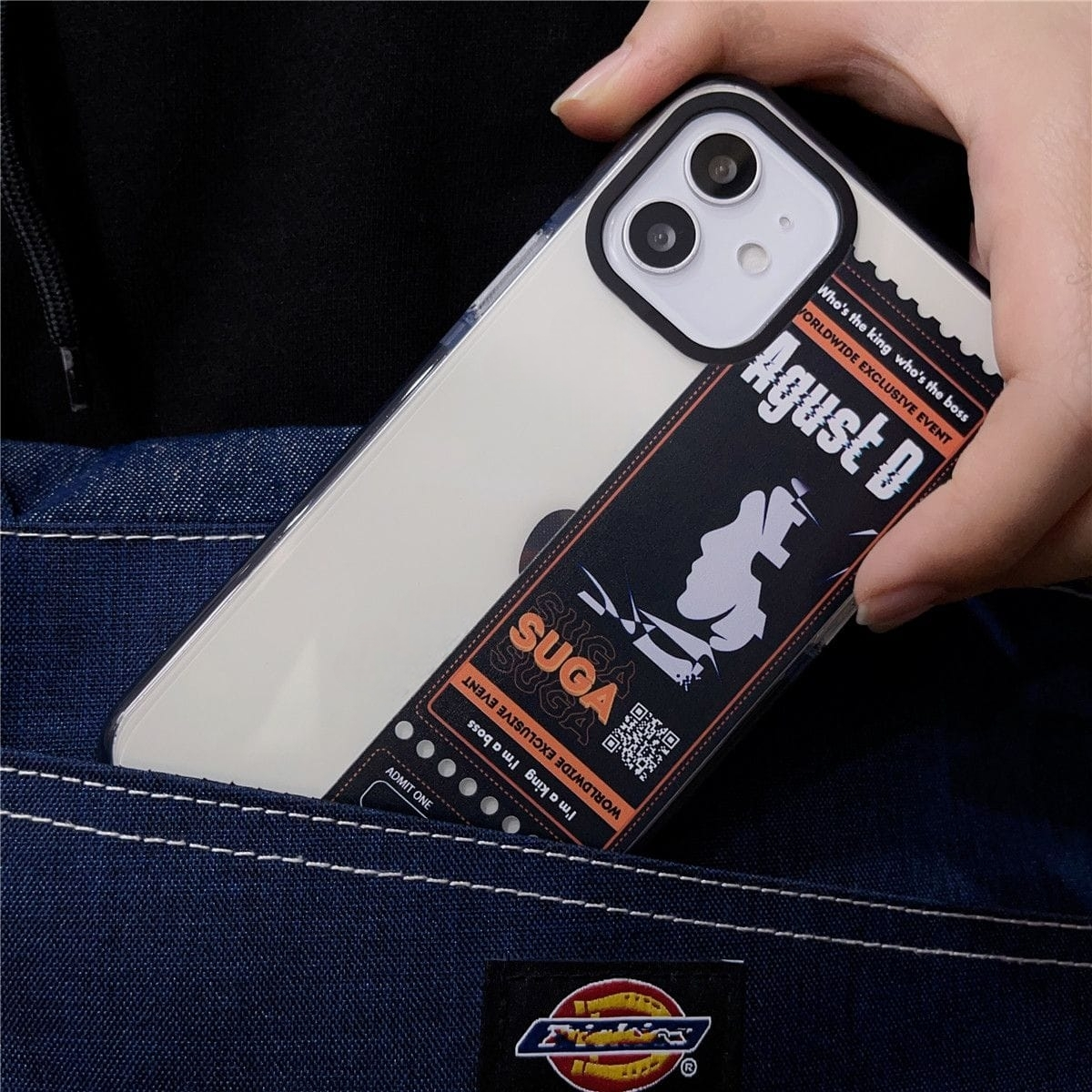 FUNDA PARA CELULAR SUGA AGUST D - IPHONE ¡VARIOS MODELOS!