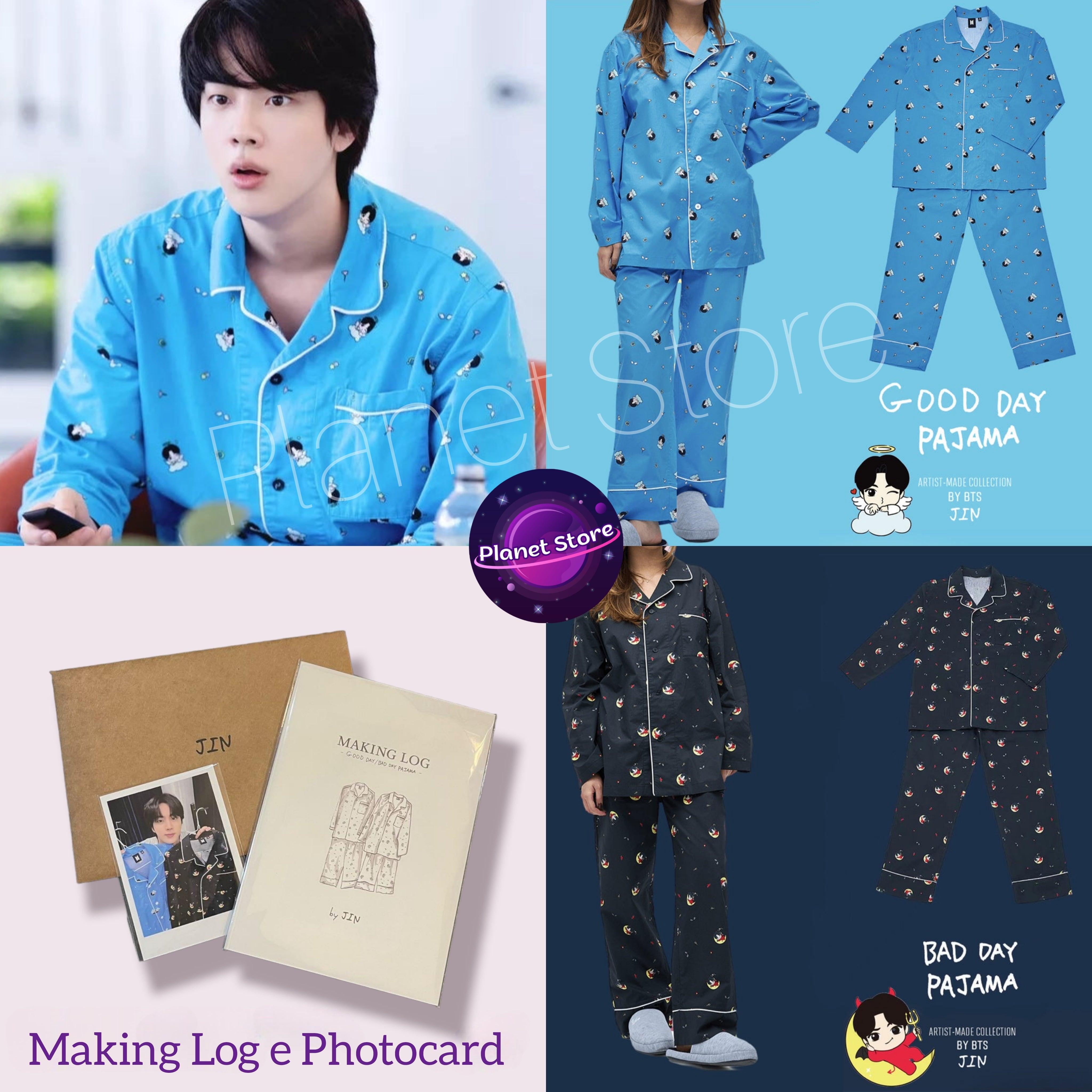 Official Jin seokjin bts pajama set size LARGE with store photocard