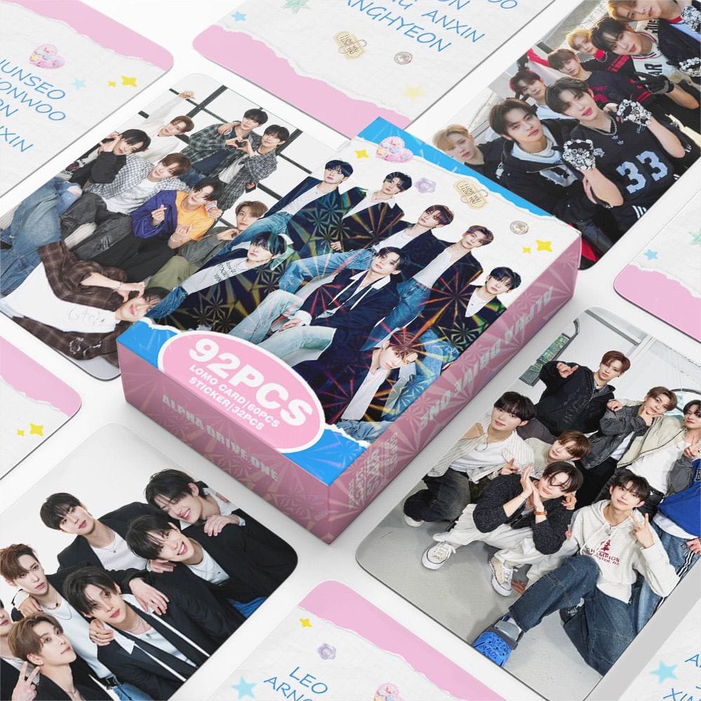 ALPHA DRIVE ONE(ALD1) 60 PHOTOCARDS + 32 STICKERS 92 PCS – PLANET