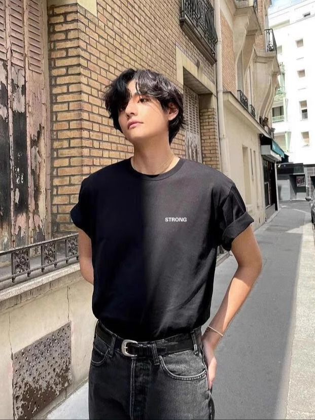 BTS V T-SHIRT 100% COTTON – PLANET STORE