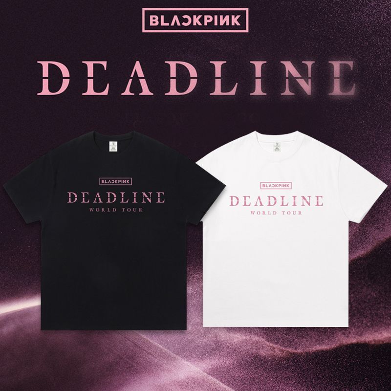 BLACKPINK DEADLINE T-SHIRTS 100% COTTON – PLANET STORE