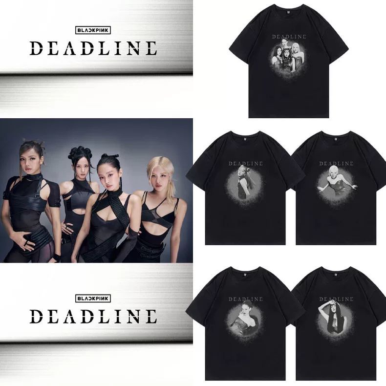 BLACKPINK DEADLINE POPUP ユニフォームTシャツ Mサイズ BLACKPINK OFFICIAL GOODS