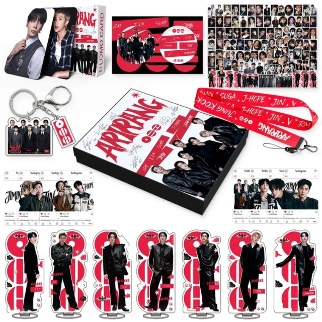BTS ARIRANG KIT WITH 175 PIECES (GIFT BOX WITH/ VARIOUS ITEMS
