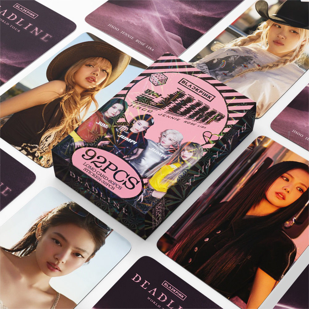 PHOTOCARDS BLACKPINK JUMP 92 PCS(60 CARDS+32 STICKERS) – PLANET STORE