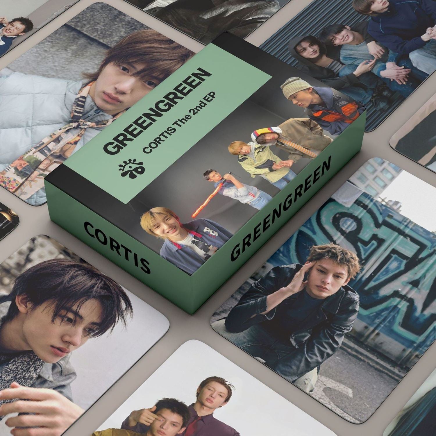 CORTIS GREENGREEN PHOTOCARDS 55 PCS – PLANET STORE