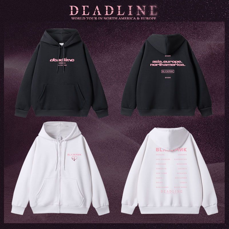 BLACKPINK DEADLINE HOODIE パーカー Mサイズ ピンク BLACKPINK DEADLINE HOODIE パーカー Mサイズ ピンク 【公式通販】
