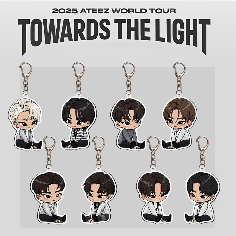 ATEEZ MERCH ACRYLIC KEYRINGS – PLANET STORE