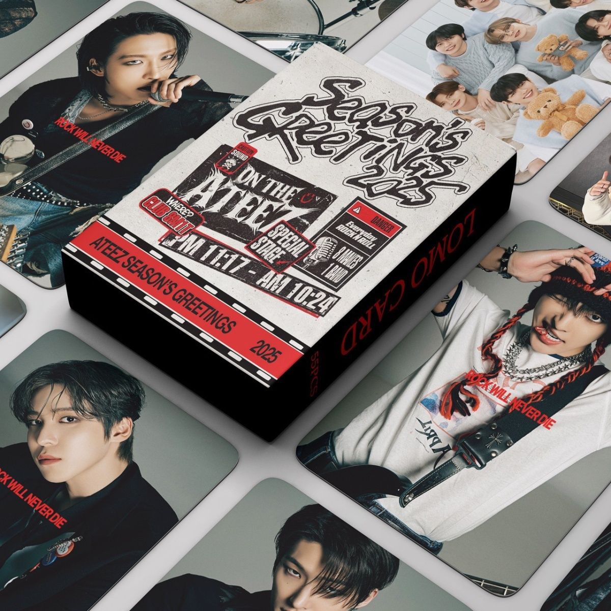 PHOTOCARDS ATEEZ SEASON´S GREETINGS 2025 55 PCS