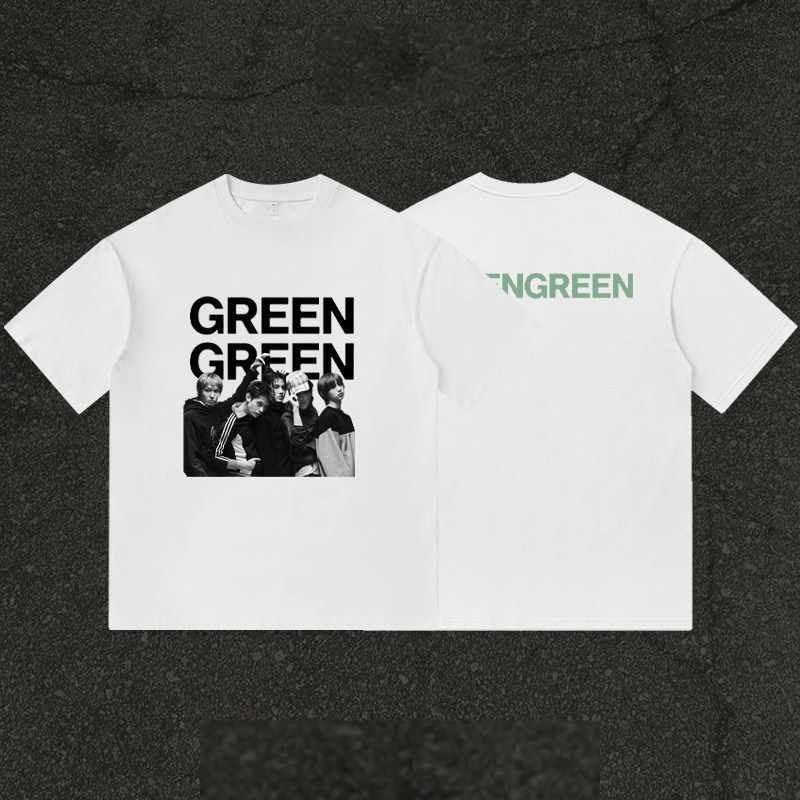 CORTIS T SHIRT GREENGREEN 100% COTTON – PLANET STORE