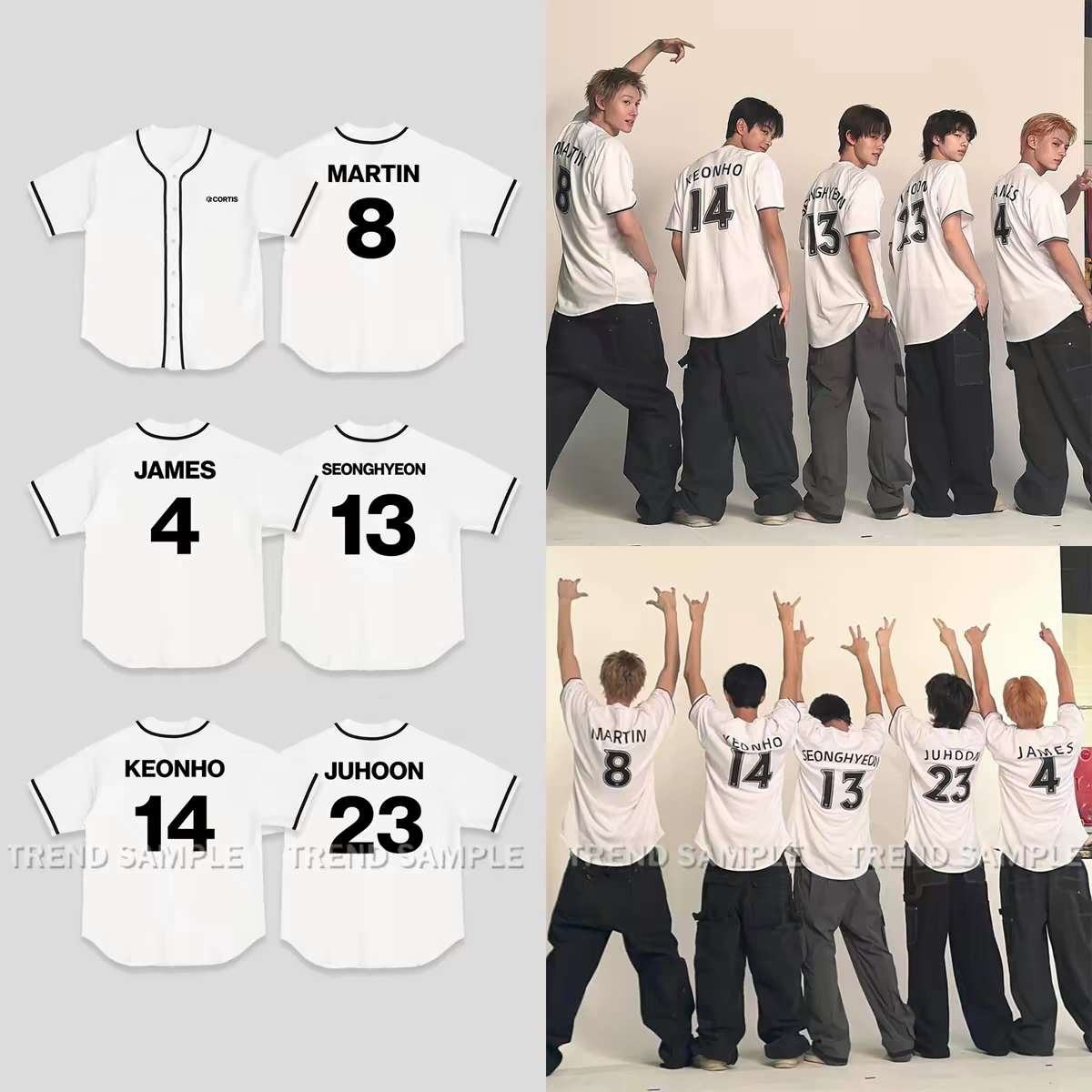 CORTIS JERSEY (white and black) – PLANET STORE