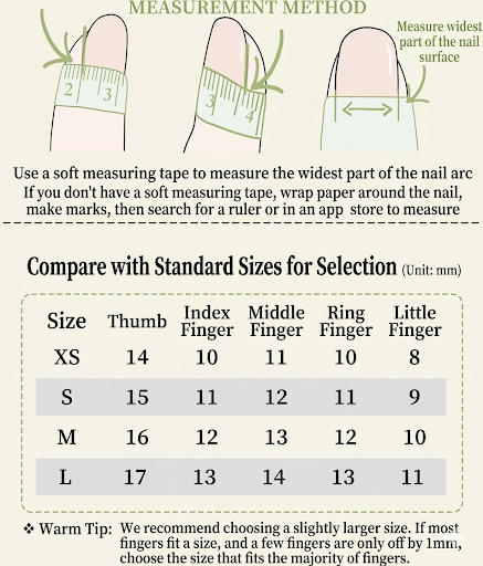 CORTIS GREENGREEN PRESS-ON NAILS