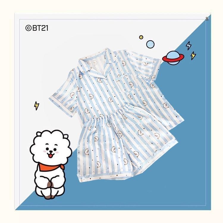 PIJAMAS DE VERANO BTS BT21 (todos los personajes)