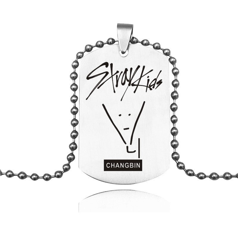 STRAY KIDS NECKLACE STAINLESS STEEL