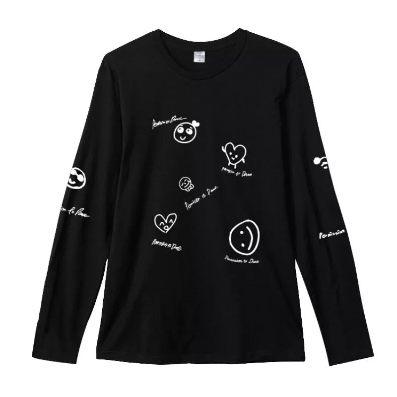 BTS PERMISSION TO DANCE LONG SLEEVE T-SHIRT 100% COTTON