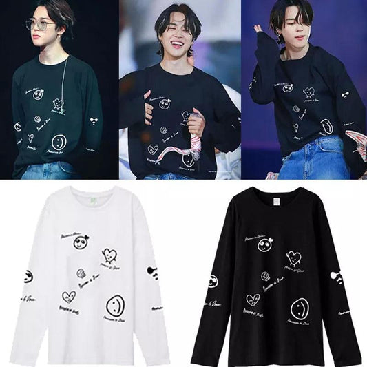 BTS PERMISSION TO DANCE LONG SLEEVE T-SHIRT 100% COTTON