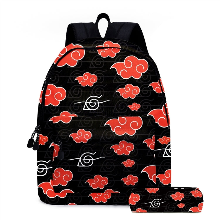 AKATSUKI NARUTO BACKPACK + CASE