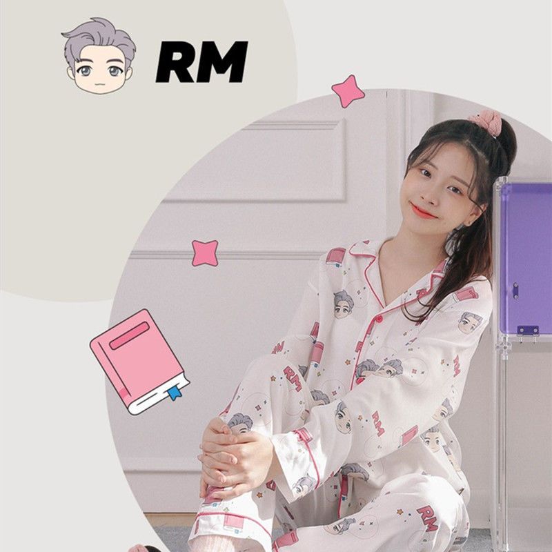 BTS TINY TAN MIC DROP PAJAMAS (all members)