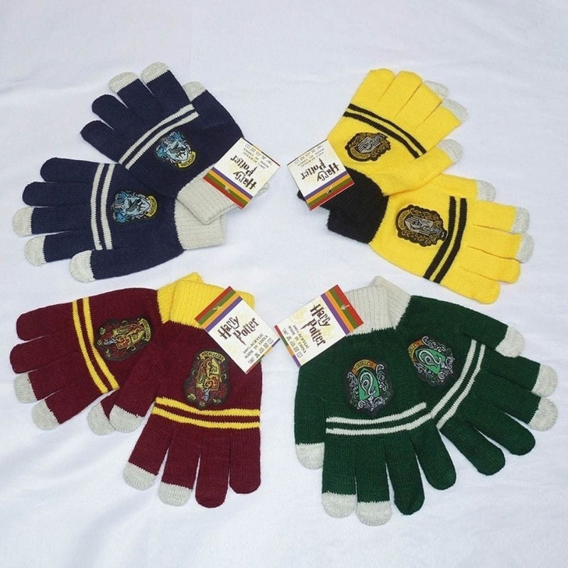 GUANTES DE LAS CASAS DE HOGWARTS DE HARRY POTTER