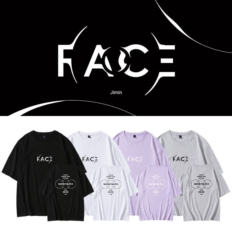 JIMIN FACE T-SHIRT 100% COTTON