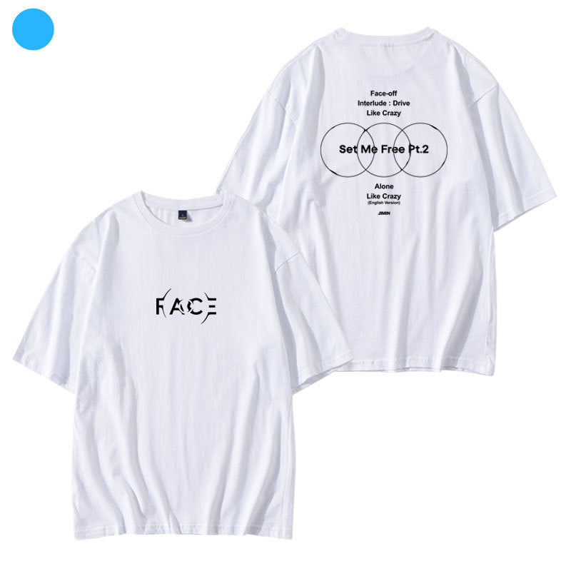 JIMIN FACE T-SHIRT 100% COTTON