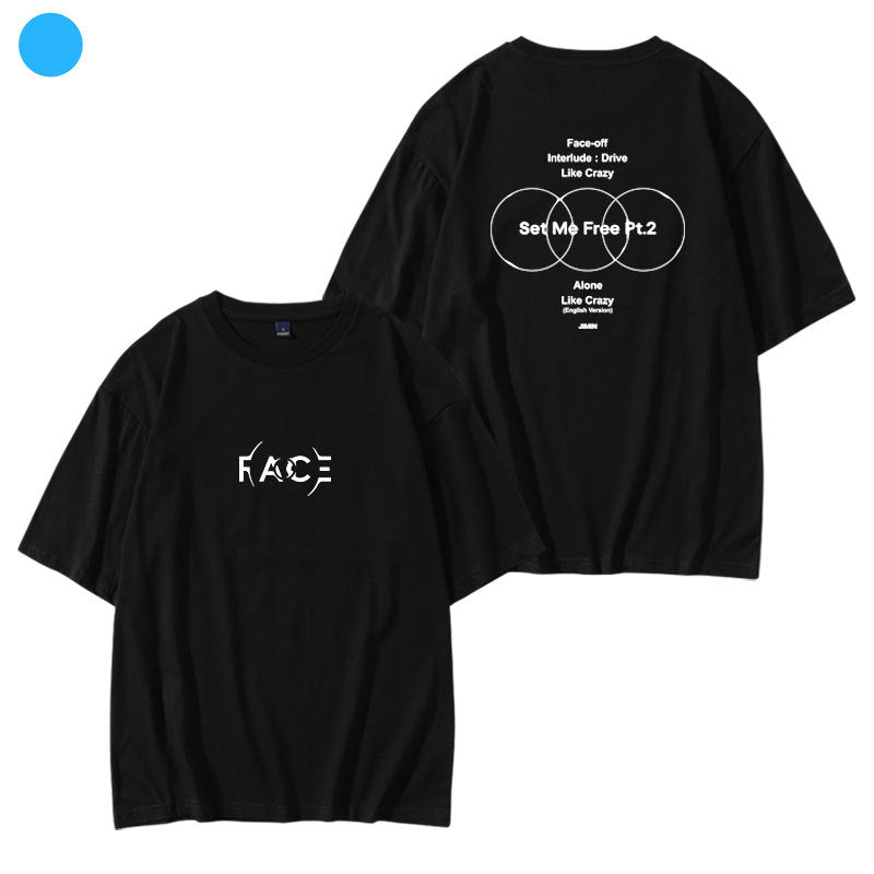 JIMIN FACE T-SHIRT 100% COTTON