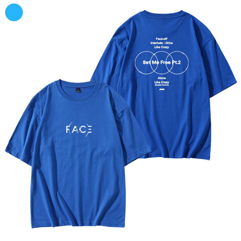 JIMIN FACE T-SHIRT 100% COTTON