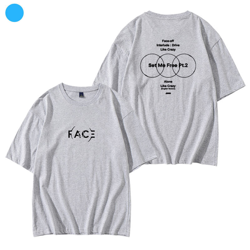 JIMIN FACE T-SHIRT 100% COTTON