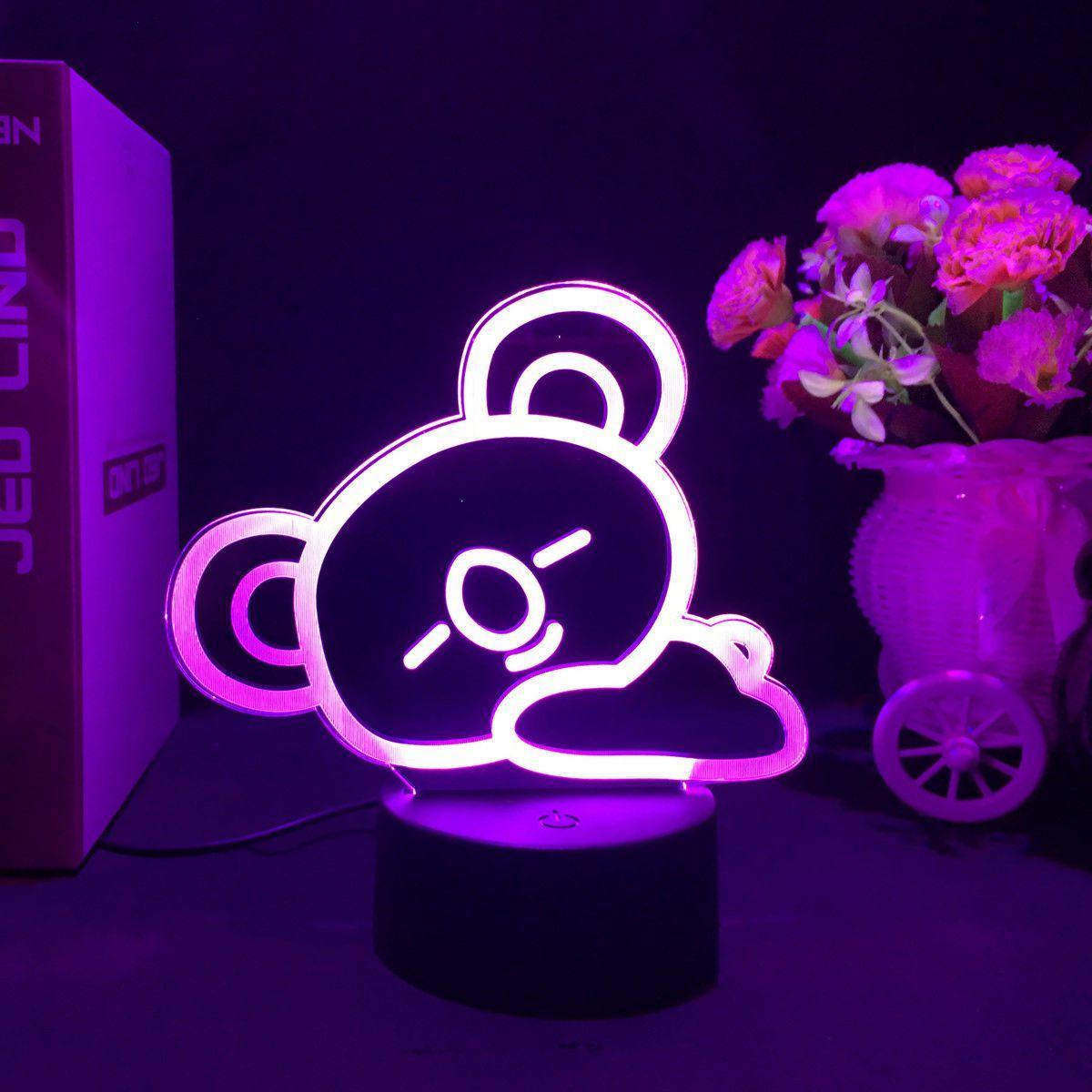 BT21 LED COLOR CHANGING LIGHT (16 COLORS) WITH REMOTE CONTROL